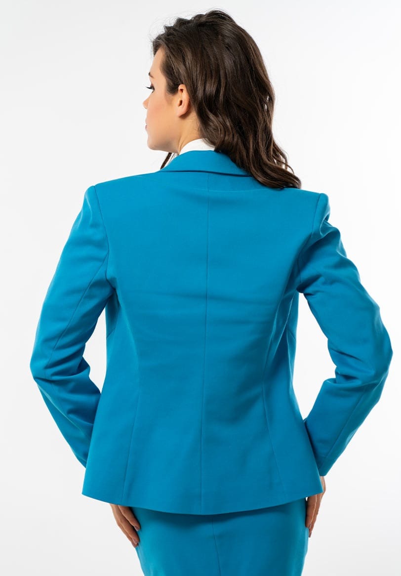 Sacou cambrat din tercot elastic